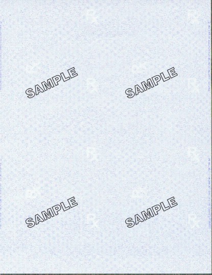 Tamper Resistant Rx Laser Paper 