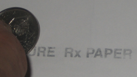 Coin Activated Ink Image